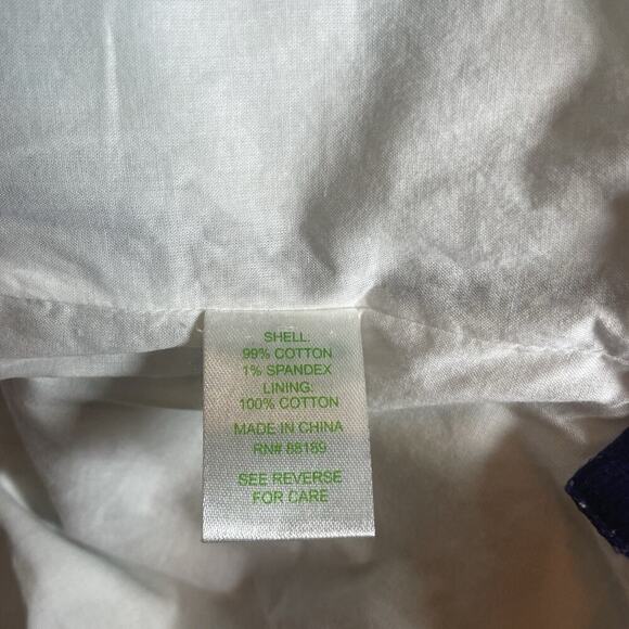 Lilly Pulitzer Sleeveless Shift Dress 4 S Green Navy Tassel Rope Animal Print - Picture 6 of 8